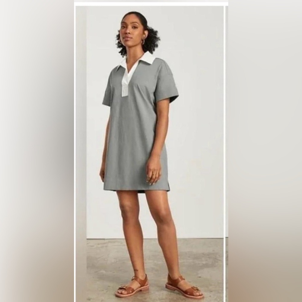 Everlane ORGANIC COTTON POLO RUGBY DRESS